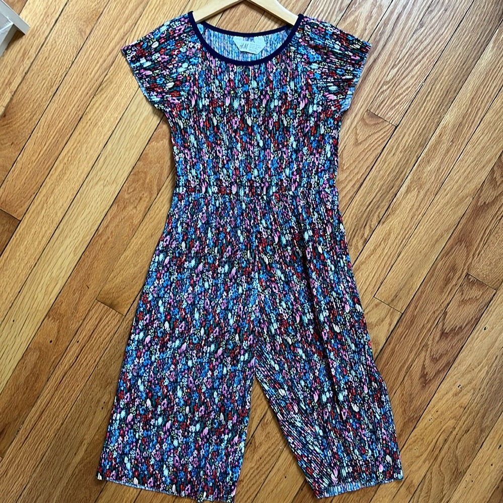 🌸 H&M | Pleated Floral Romper | Size 3-4Y | like new